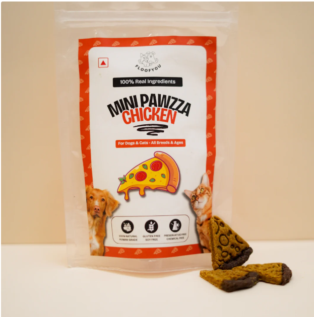 Mini Chicken "Pawzza" Treat [FloofYou]
