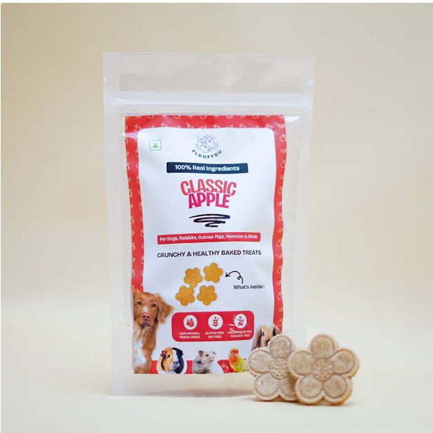 Classic Apple Pure Veg Biscuits (Large) [FloofYou]
