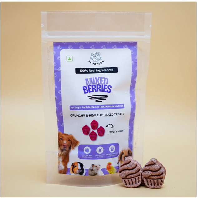 Mixed Berries Vegetarian Dog Treat [FloofYou]