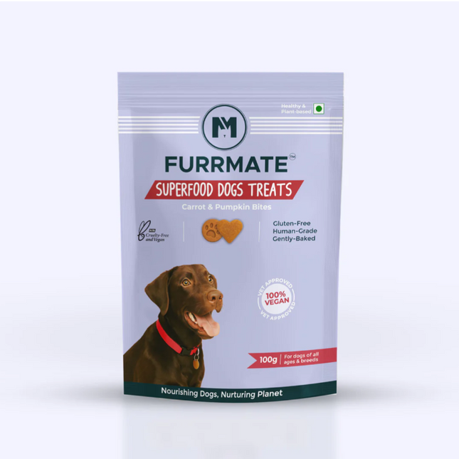 Vegan Treats (Carrot & Pumpkin Bites) (100g) [Furrmate]