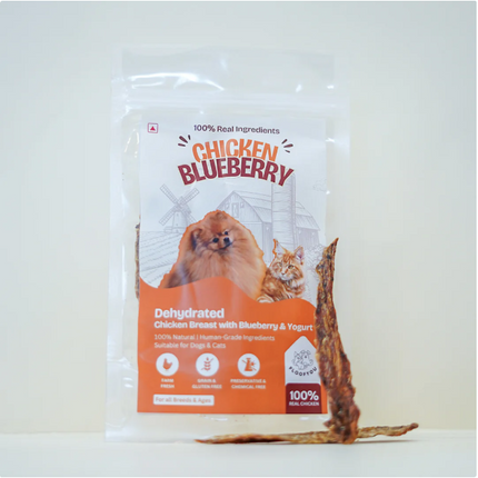 Chicken Blueberry Yogurt Jerky [FloofYou]