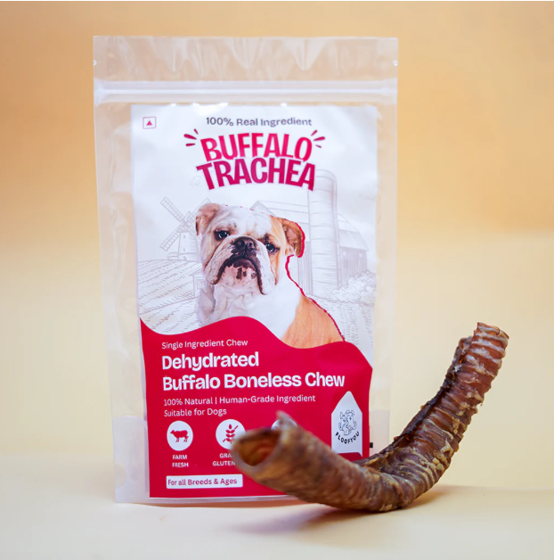 Buffalo Trachea Boneless Chews [FloofYou]