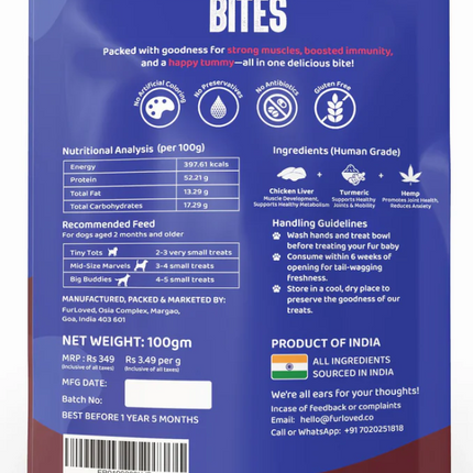 Lovin' Liver Bites (100g)