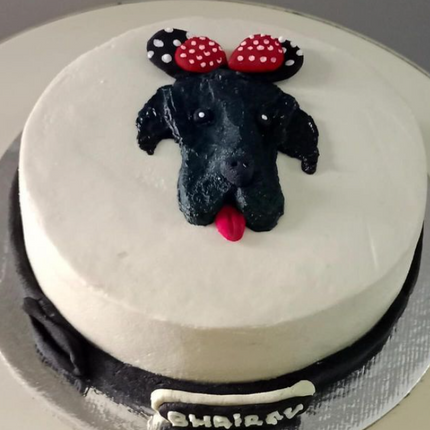 Animated Dog Face Cake [Puppychef]