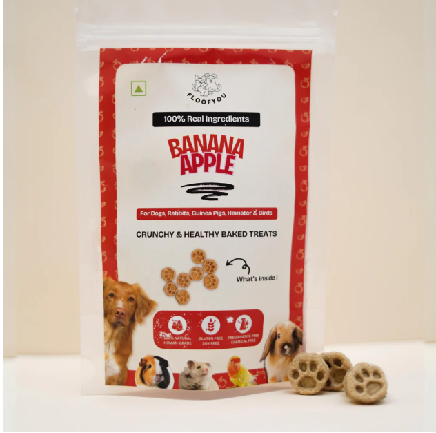 Banana-Apple Small Dog Treat [FloofYou]