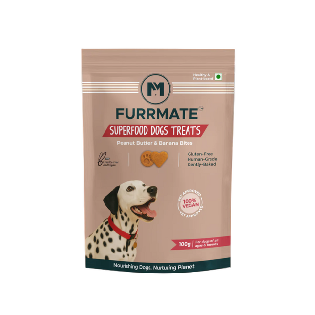 Vegan Treats (Peanut Butter & Banana Bites) (100g) [Furrmate]