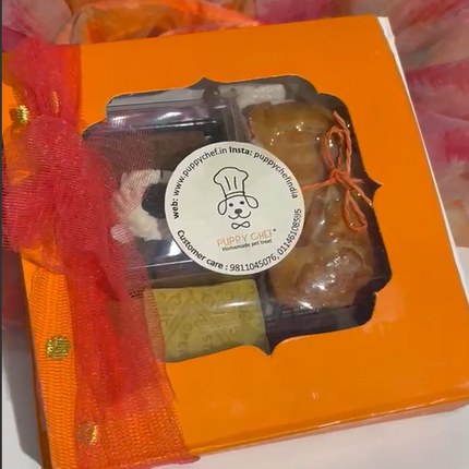 Festive Doggy Treat Box [Puppychef]