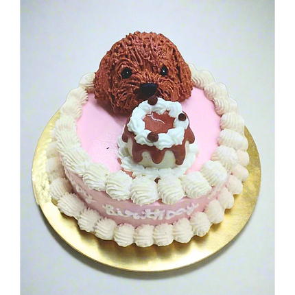 Pop-Out Dog Face Cake [Puppychef]