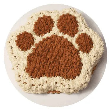 Paw Shape Dog Cake [The Furry Baker]