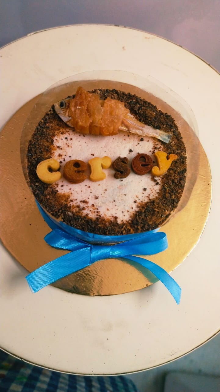 Tuna-licious Cat Cake [200g] [Puppychef]