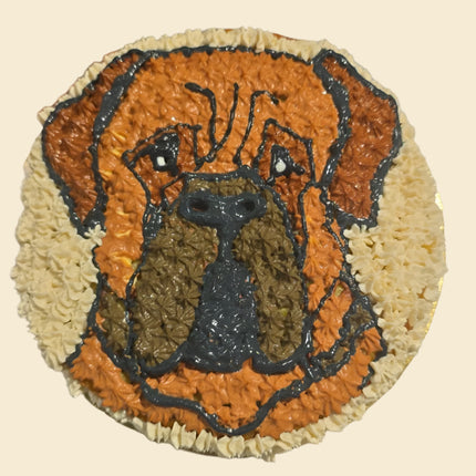 Bull Mastiff Dog Cake [Puppychef]