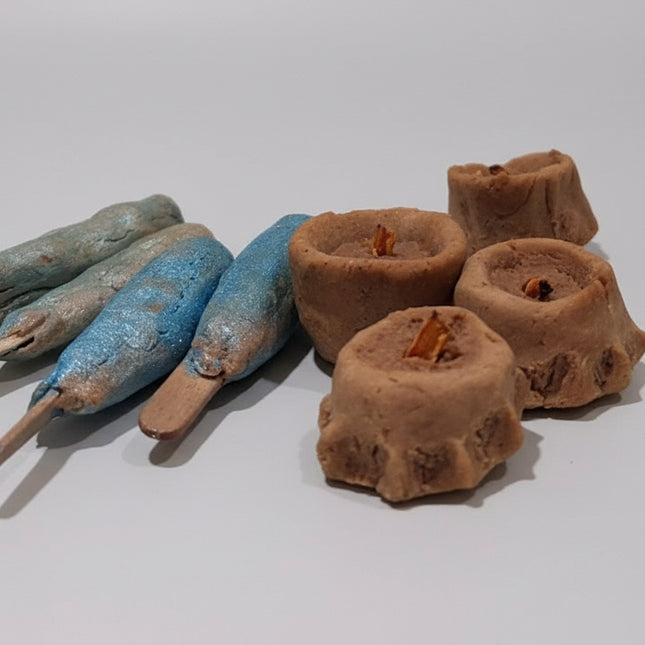 Edible Festive Diyas For Dogs [Wiggles & Nibbles]