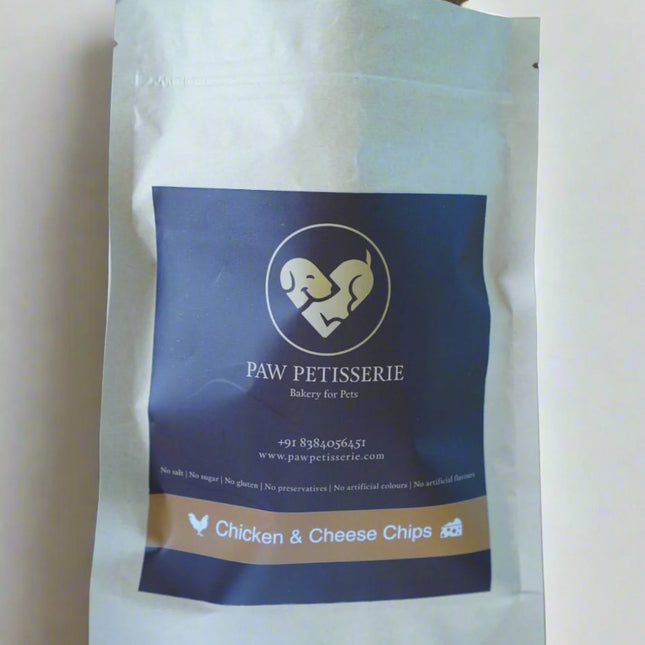 Chicken and Cheese Chips [90g] [Paw Petisserie]