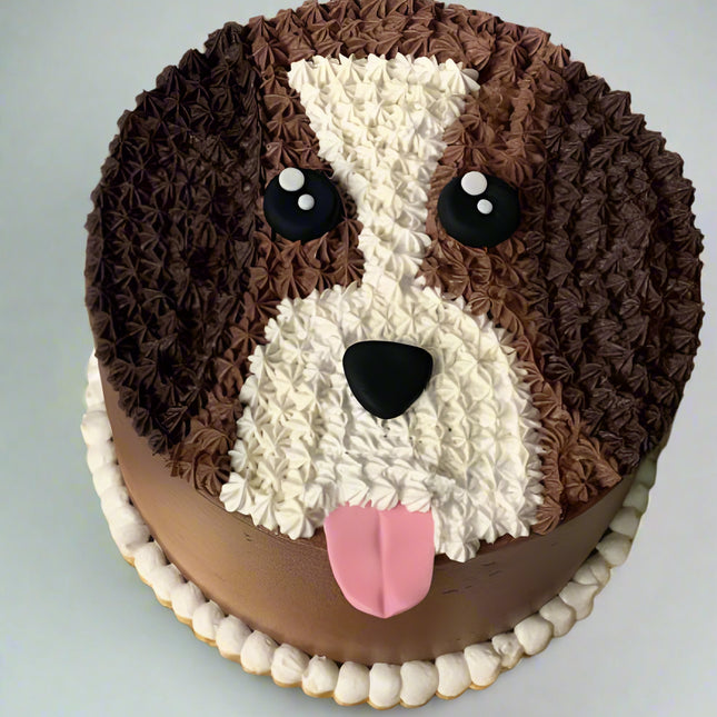 Beagle Face Cake [The Furry Baker]
