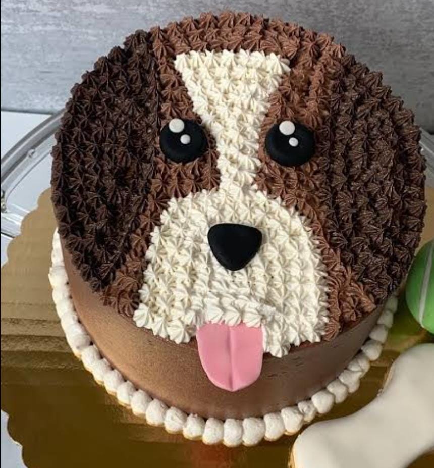 Beagle Face Cake [The Furry Baker]