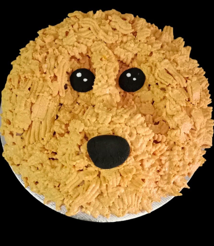 Golden Retriever Dog Cake [Puppychef]