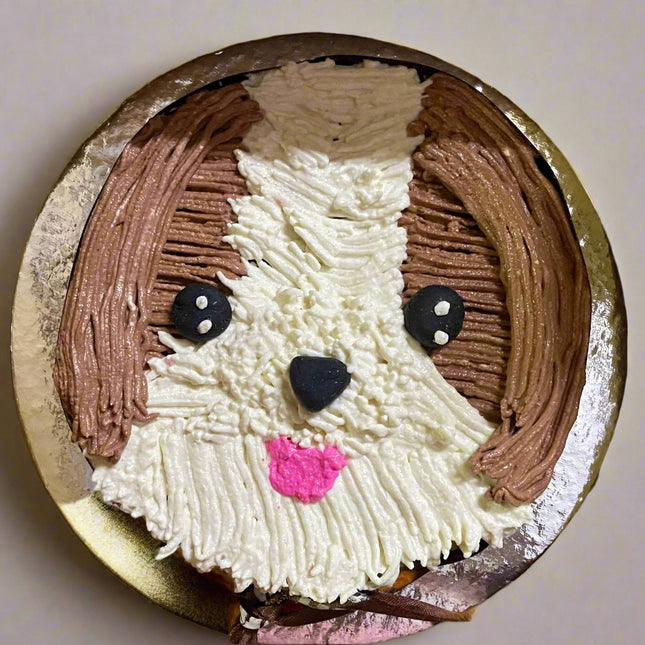 Shih Tzu Face Cake [The Furry Baker]