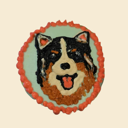 Custom Breed Face Cupcake [1 Piece] [Puppychef]