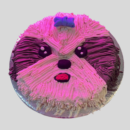 Shih Tzu Face Cake [The Furry Baker]