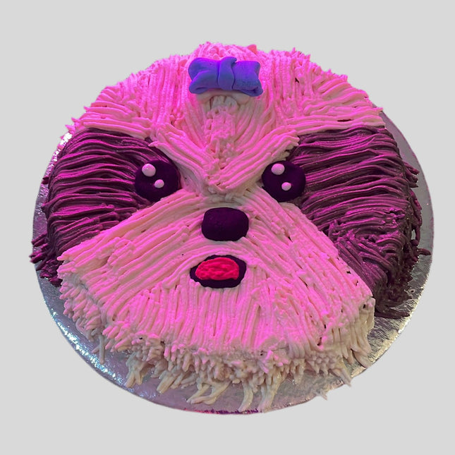 Shih Tzu Face Cake [The Furry Baker]