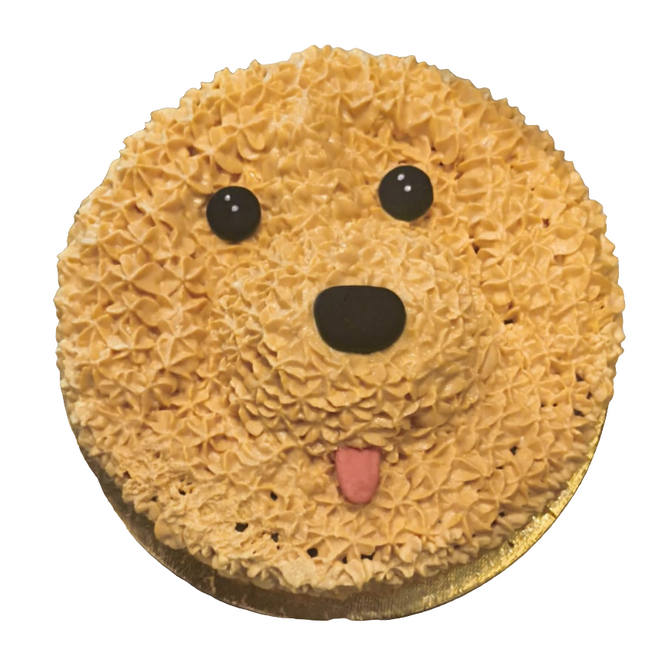 Golden Retriever Dog Cake [Puppychef]