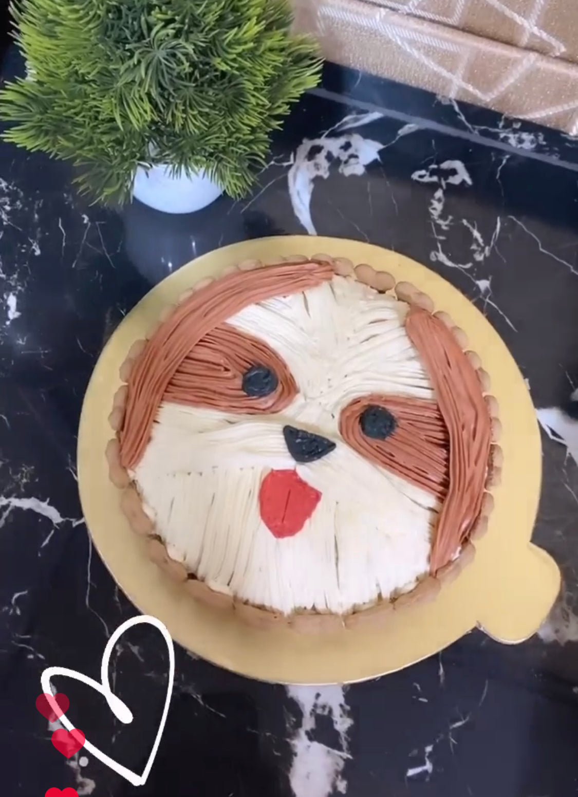 Shihtzu Faced Cake [Poochie's Pie] - The Pet Belly