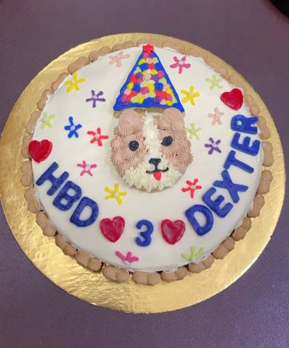 Mini Face Birthday Cake [Poochie's Pie] - The Pet Belly