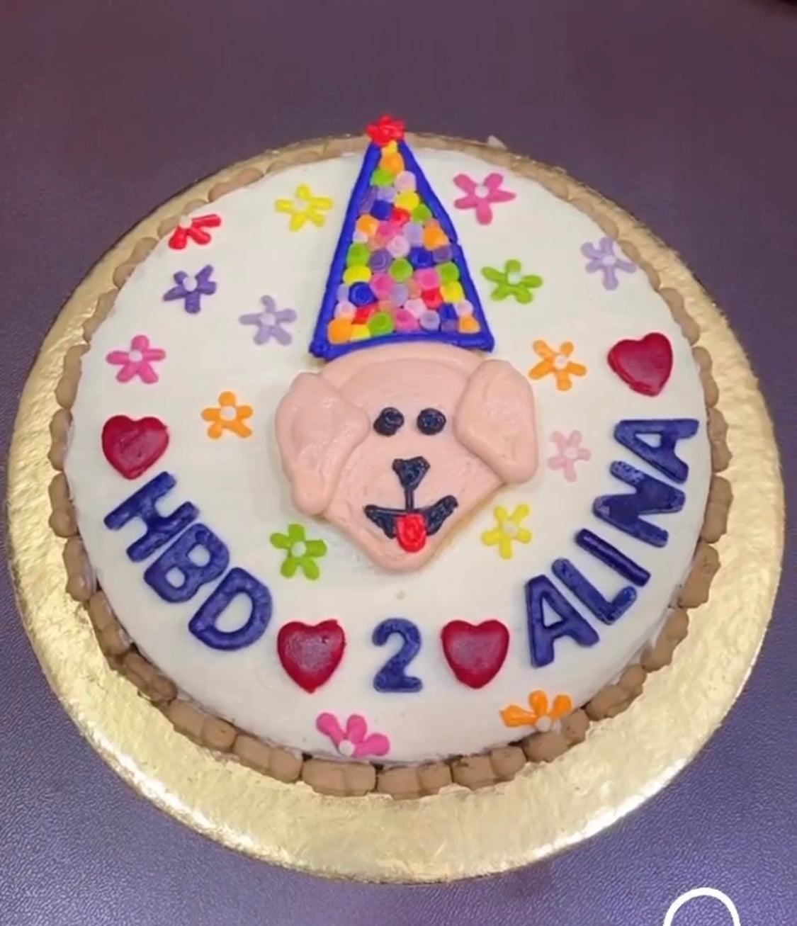 Mini Face Birthday Cake [Poochie's Pie] - The Pet Belly