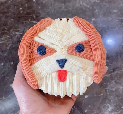 Shihtzu Faced Cake [Poochie's Pie] - The Pet Belly