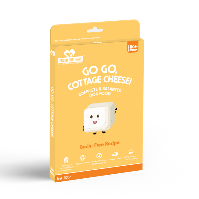 Go,Go Cottage Cheese [Fresh For Paws] - The Pet Belly