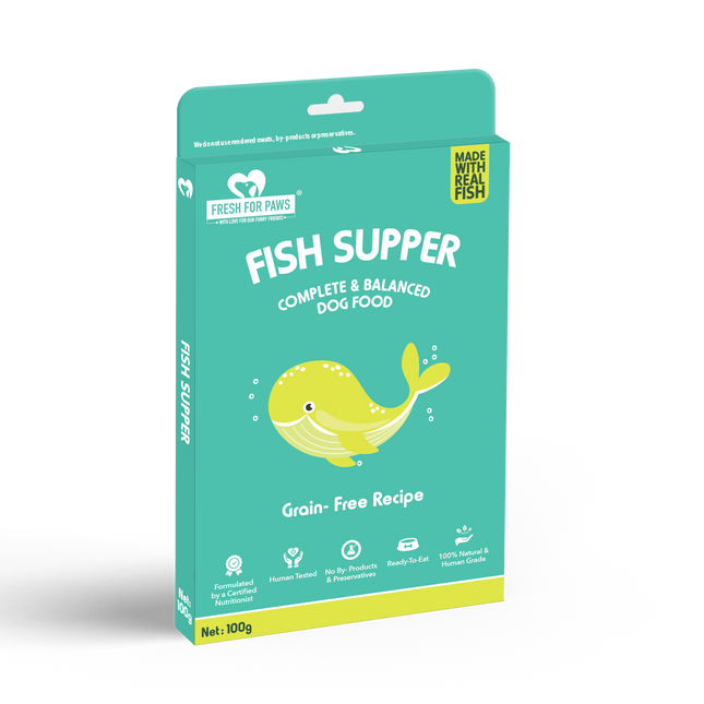 Fish Supper [100g] [Fresh For Paws] - The Pet Belly