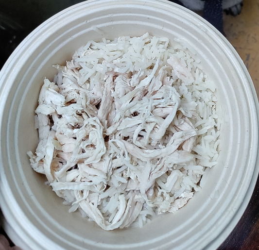 Classic Non-Veg Meal- Rice & Chicken Broth [350g] [The Palette] New Delhi - The Pet Belly