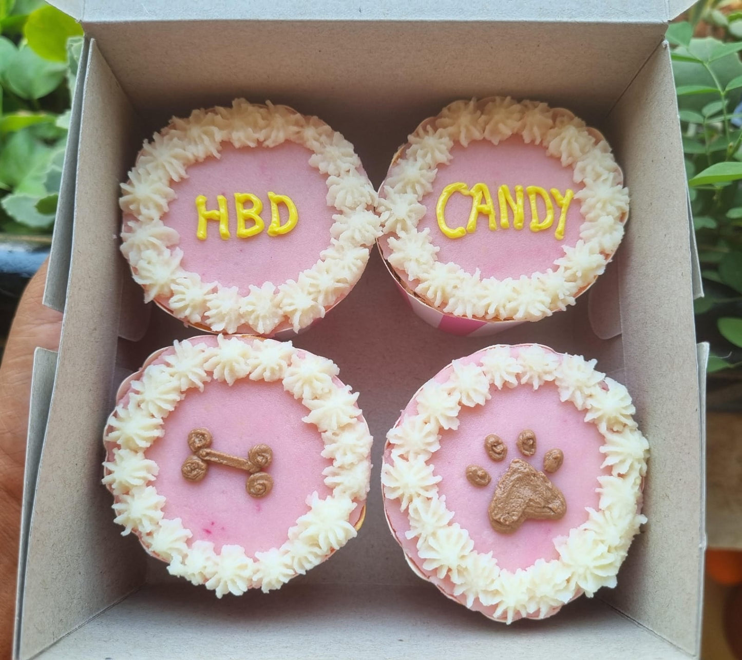 Custom Dog Cupcake (Box of 4) [Pune]