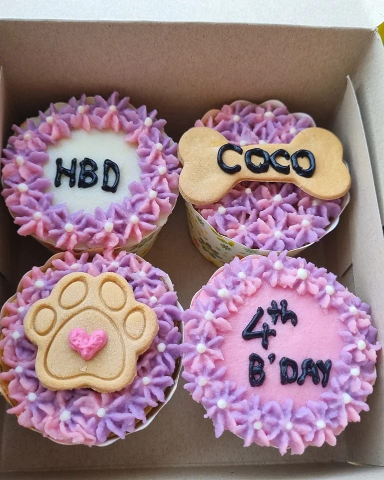 Custom Dog Cupcake (Box of 4) [Pune]