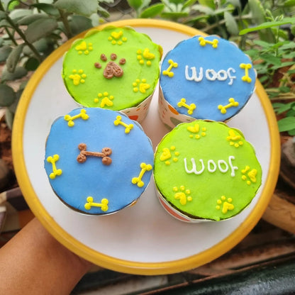 Custom Dog Cupcake (Box of 4) [Pune]