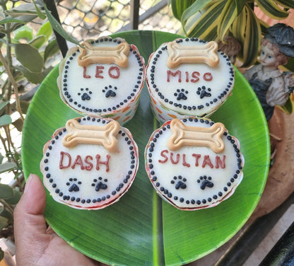 Custom Dog Cupcake (Box of 4) [Pune]