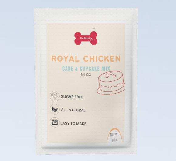 Royal Chicken Cake Mix for Dogs | Instamix [180g] [The Barkery by NV] - The Pet Belly